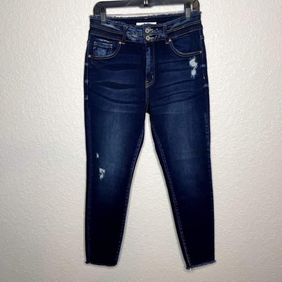 SOLD ON EBAY KanCan Danica High Rise Ankle Skinny Jeans Size 11 - Picture 3 of 12
